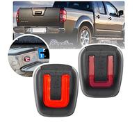NSLUMO LED License Number Plate Light for Navara D40 Frontier Armada Titan Xterra Suzuki Equator, White Red Rear Auto Tail Lamps, CANBUS Error-Free 2pcs