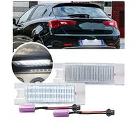 NSLUMO LED License Number Plate Lights Compatible With Alfa Ro.meo Giulietta Hatchback 940 Alfa Ro.meo Mito 147 159 Sportwagon Canbus Led Tail Tag Registration Lamps