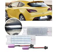 NSLUMO LED License Number Plate Lights For Op.el Vauxhall Astra G H J K Corsa A B C D E Insignia A Vectra A B C Zafira B Adam Hatchback Van Coupe Led Tail Tag Registration Lamps