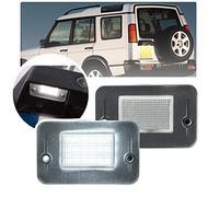 NSLUMO LED License Plate Lights Tag Lamp Assembly for Land R’over Discovery 1 Discovery 2, White Led Rear Number Tail Light Accessories, Canbus Error-Free 2pcs