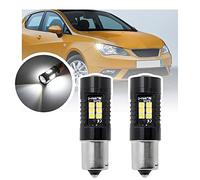 NSLUMO P21W LED Drl Daytime Running Light Bulbs Fits for Seat Ibiza 6J Seat Leon Seat Alhambra P21W Led Canbus Ba15s Daylight,Drl Daytime Running Lights,P21W Led DLRs Headlights