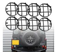 NSLUMO Rear Light Guard for Land Rov.er Defender 90 110 130 1990-2016 For Land Rov.er 90 110 127 1983-1990 NAS lamp NEW grille fog reverse series Black Lens 8Pcs