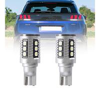 NSLUMO Reverse Light Bulbs, W16W T15 Led Bulb for Peug.eot 308 3008 508 4007 4008 RCZ W16W T15 921 LED Backup Light 2x Xenon White Reverse Light Bulbs Backing Lamp