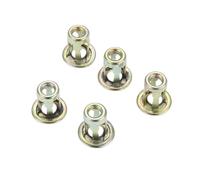 NSNGPAFACZ 10pcs Metal Fasteners Car Screw Base Clamp Auto Trunk Nut Front Back License Plate Install Clips 10.5mm Hole Automobile Parts Automotive fasteners and clips