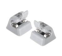 NSNGPAFACZ 2Pcs Car Sun Visor Clip Grey Hook Holder Bracket 26-810-00-12-8412 Compatible With Mercedes-Benz 300TE 190D 300SDL 300CD 240D Automotive fasteners and clips