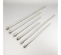 NSNYDNZ Laboratory dispersion paddle, 1pc Lab 304 Stainless Steel Stirring Dispersing Rod Agitator Shaft Stir Bar Suitable for Dispersion Plates and Stirrer Paddle(7x400mm)