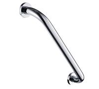NSODOO Shower Arm Grab Bar for Bathroom Handrail Safety Non-Slip Wall Handle for Bath Toilet Sliding Bars Polished Chrome Brass (30 cm)
