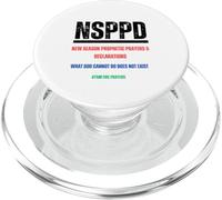 NSPPD - WHAT GOD CANNOT DO DOES NOT EXIST PopSockets PopGrip for MagSafe