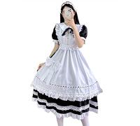 NSPSTT french maid dress cosplay long sleeve Lolita outfit cosplay costume anime french maid dress, 3XL