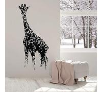NSRJDSYT Giraffe Wall Decal African Wild Animal Africa Zoo Vinyl Window Stickers Kids Room Nursery Bedroom Home Decoration Wallpaper 74x159cm