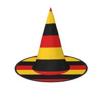 Nssbvnm German Flag Print Carnival Party Unisex Hat Season Cosplay Costume Festive Celebration Headwear