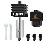 Nssnlur H2D Hotend with 1 Piece 0.4, 0.6, 0.8 mm Hardened Steel Nozzle, Hot End Kit Extruder Hardened Steel Nozzle for Bambulab H2D/H2D Combo/A1/A1 Mini 3D Printer Extruder