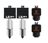 Nssnlur High Flow H2D Hotend for Bambu, HF H2D Extruder Hotend Fast Printing Saves Time Hotend Set for Bambulab H2D/H2D Combo/A1/A1 Mini 3D Printer Extruder Pack of 2
