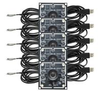 Nsssunnre 5Pcs 100 Degree Camera Module 1MP OV9732 1280x720 USB Free Driver Manual Focus,with 3 Meter Cable for WinXP/7/8/10