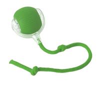 Nsssunnre Smart Cat Toy Automatic Rolling Ball Fake Tail Rechargeable Electric Pet Interactive Toy Dog Cat Training Green