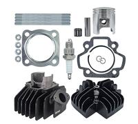 NStreet 60cc Big Bore Piston Cylinder Head Kit Compatible with Yamaha PW 50 Y-Zinger (44mm)