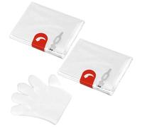 NSVJVY 2 Pack Turkey Brine Bag, Heavy Duty Turkey Brining Bags, for Turkey, Chicken, Beef, Fish, Pork, Holds up to 35lbs, Double Zipper Heavy Duty Brine Bag with Flat Bottom