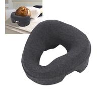 NSXAYIWE Face Down Pillow Massage Headrest for Bed, Memory Foam Ergonomic BBL Pillow After Surgery Post Eye Surgery Recovery, Sleeping (Dark Grey)