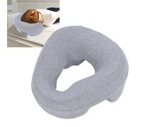 NSXAYIWE Face Down Pillow Massage Headrest for Bed, Memory Foam Ergonomic BBL Pillow After Surgery Post Eye Surgery Recovery, Sleeping (Light Grey)