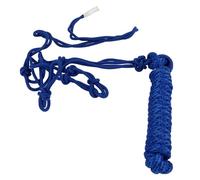 NSXAYIWE Rope Halter for Horses, Polyester Horse Halter with Knots, Comfortable Fit for Training and Daily Driving, Multifunctional Weather Resistant Rope Halter for Horses (Blue)