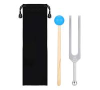 NSXAYIWE Tuning Fork, 528hz Aluminium Tuning Fork, Easy To Use Sound Healing Tuning Fork Set with Hammer and Storage Bag