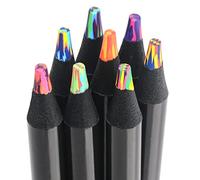 nsxsu 16 Pieces Rainbow Pencils, Jumbo Coloured Pencils for Adults and Kids, Multicoloured Pencils for Art Drawing, Colouring, Sketching, Pre-sharpened