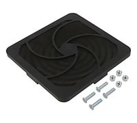 NSYCAG108LP Hood D: 11mm IP20 External Dimensions: 124x124mm Black SCHNEIDER ...