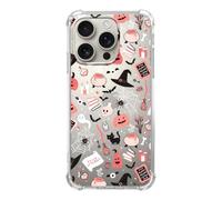 Nsydnbly Halloween Mystic Clear Phone Case Compatible with iPhone 16 Pro Max, Spooky Ghosts Cats Phone Cover for iPhone 16 Pro Max