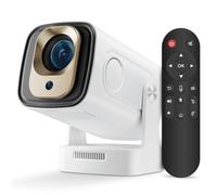 Nsyee Projector 4K with WiFi 6 Bluetooth 5.4, 4K 1080P Portable Projector, Auto Focus and Keystone, 180° Rotation and 260 ASIN, Base Speakers Suitable for Home Theater, Support HDMI、USB、Phone