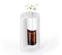 Nsyee Waterless Diffuser for Essential Oils, Essential Oil Diffuser for Home, 3 Mist Levels & 3 Timer Settings, Waterless Diffuser, Type-C Charging, Car Diffusers, for Car, Room, Office, White