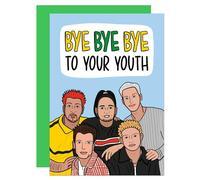 NSYNC Birthday Card (Youth), Funny 90s Card, Nostalgic Card, Millennial Birthday Card, Card for Her, Card for Friend, 00s Birthday Card