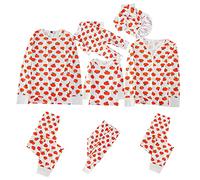 Nsywmzy Family Matching Halloween Pajamas Sets Pumpkin Bat Letter Print Long Sleeve Tee Tops and Pants Sleepwear 2 Piece Pjs (Kids, 3-4 Years, Orange 4)