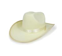 Nsywmzy Kids Western Cowboy Hats Boys Girls Wide Brim Cowgirl Hat With Adjustable Strap Halloween Party Hat (beige 2, One Size)