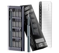 NSZETZ 27-in-1 Precision Screwdriver Set, Professional Mini Repair Tool Kit with Magnetic Drivers for Macbook, Laptop, Phone, Watch, Glasses, Ring Doorbell, Electronics, Small Gadget Gift for Men