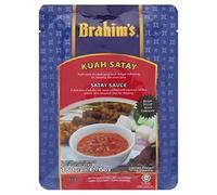 NT# Brahim's Sauce - Satay 180g -Brahim’s Satay Base Sauce is a Delicious Ready-to-Cook Sauce Packed with Peanuts, Chillies, Onions and Tamarind Ideal for Cooking up Aromatic Dishes