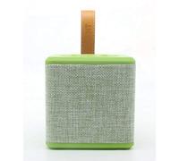 NT HS-786 Wireless Portable Travel Bluetooth Fabric Speaker Radio, 5W Driver, 10 Meter Bluetooth Range, AUX Line, TF Card Slot for iPhone & Android Smart Phone (Green)