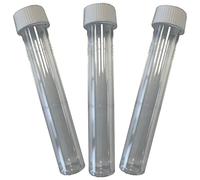 NT Labs 15ml Test Tubes x3 with Leak-Proof Screw Caps, Ideal for Aquarium Water Test Kits