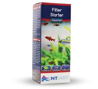NT Labs Aquarium Filter Starter Tropical & Coldwater Aquariums, Breaks Down Toxic Fish Waste, Prevents Ammonia & Nitrite, use after adding new fish or a Filter Clean (100 ml)