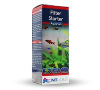 NT Labs Aquarium Filter Starter Tropical & Coldwater Aquariums, Breaks Down Toxic Fish Waste, Prevents Ammonia & Nitrite, use after adding new fish or a Filter Clean (250 ml)