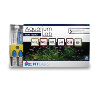 NT Labs Aquarium Lab Multi Test Kit (All-in-one Water Testing Kit - Ammonia, Nitrite, Nitrate, pH, General Hardness (GH) and Carbonate Hardness (KH)), Accurate Results, Up to 200 Tests, Easy to Use