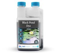NT Labs Black Pond Dye, Mirror-Like Water Reflection, Algae & Blanket Weed Control, Safe for Fish, Koi, Plants & Wildlife, Ideal for Ponds, Lakes & Water Features (250ml)