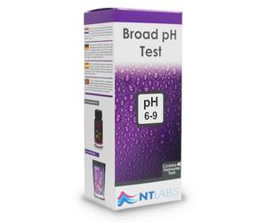 NT Labs Broad 6-9 pH Aquarium & Pond Water Testing Kit (40 Tests) | Colourimetric liquid reagent kit monitors acidity and alkalinity parameters to prevent sudden water chemistry crashes.