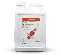 NT Labs Koi Care Acriflavin, Koi Medicine, Koi Treatment for Fin, Tail & Mouth Rot and Ulcers, Treats Bacterial Infections in Koi, Quarantine Solution for Koi, 2.5 Ltr