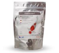 NT Labs Koi Care Chloramine T Treatment Powder (250g) | Powder formula targets external parasites and white spot symptoms to clear up skin or gill issues in koi ponds.