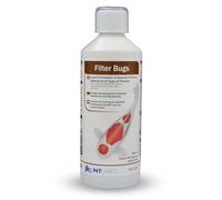 NT Labs Koi Care Filter Bugs, Filter Bacteria Formulated for Koi, Contains a Blend of Nitrosomonas, Nitrobacter, Nitrospira and Supporting Bacterial Cultures. SIZE 500 ml
