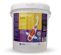 NT Labs Medikoi Growth, Complete Feed for All Pond Fish, Ideal for Late Spring and Summer Feeding, High Protein Koi Feed, Maintains Immune System, Koi Fish Food (5 kg (Pack of 1), Standard)