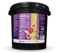 NT Labs Medikoi Probiotic Growth Pond Fish Food Adult 6mm Pellets (10kg) | High protein koi food utilises probiotic bacteria for summer feeding to maximise nutrient uptake and body mass gain.