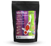 NT Labs Medikoi Probiotic Wheatgerm with Garlic, Feed For Pond Fish, For Winter Feeding, Rich in Probiotic Bacteria, Contains Garlic, Low Protein Feed Maintains, Immune System (Junior, 3mm) (700g)