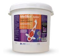 NT Labs Medikoi Staple with Colour Enhancer, Complete Feed For All Pond Fish, Ideal For Spring, Summer and Autumn Feeding, Enhances Colours of Pond Fish, Koi Fish Food (10kg)(3mm)