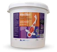NT Labs Medikoi Staple with Colour Enhancer, Complete Feed For All Pond Fish, Ideal For Spring, Summer and Autumn Feeding, Enhances Colours of Pond Fish, Maintains Immune System, Koi Fish Food